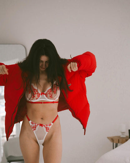 Vivienne Crimson Bloom Set